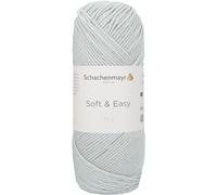 Schachenmayr Handstrickgarne Soft & Easy, 100G Silber 9807353-00090, 20 x 7 x 7 cm