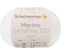 Schachenmayr Handstrickgarne Merino Extrafine 120, 50G White