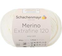 Schachenmayr Merino Extrafine 120 9807552-00102 natur Handstrickgarn, Schurwolle