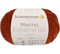 Schachenmayr Merino Extrafine 120, 9807552-00115, Farbe: Ziegel, Handstrickgarne