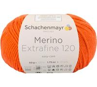 Schachenmayr Merino Extrafine 120 9807552-00125 orange Handstrickgarn, Schurwolle