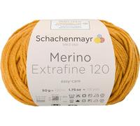 Schachenmayr Merino Extrafine 120 9807552-00126 gold meliert Handstrickgarn, Schurwolle