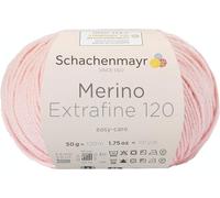 Schachenmayr Merino Extrafine 120 9807552-00135 puderrrosa Handstrickgarn, Schurwolle