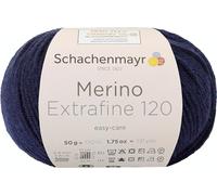 Merino Extrafine 120 von Schachenmayr, Marine, aus Schurwolle