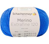 Schachenmayr Merino Extrafine 120 9807552-00151 royal Handstrickgarn, Schurwolle, 10 x 10 x 7 cm