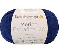 Schachenmayr Handstrickgarne Schachenmayr Merino Extrafine 120, 50G Deep Blue
