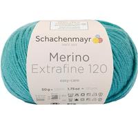 Schachenmayr Merino Extrafine 120 9807552-00176 meergrün Handstrickgarn, Schurwolle