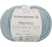 Schachenmayr Merino Extrafine 120, 9807552-01152, Farbe: Eisblau, 50g, Handstrickgarne