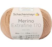 Schachenmayr Merino Extrafine 170 9807551-00005 kamel Handstrickgarn, Schurwolle