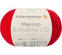 Schachenmayr Merino Extrafine 170 9807551-00031 kirsche Handstrickgarn, Schurwolle