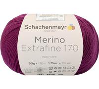Schachenmayr Merino Extrafine 170 9807551-00033 burgundy Handstrickgarn, Schurwolle