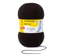 Schachenmayr REGIA 4fädig Schwarz
