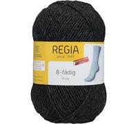 Schachenmayr Regia 8-Fädig, 150G anthrazit meliert Handstrickgarne