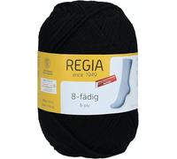 Schachenmayr Regia 8-Fädig, 150G schwarz Handstrickgarne