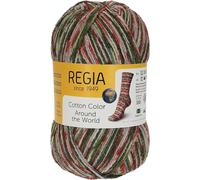 Schachenmayr REGIA Cotton Color, 9801621-02413, Farbe: Black Forest color, 100g, Handstrickgarne