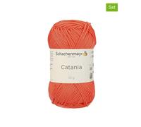 Schachenmayr since 1822 10er-Set: Baumwollgarne ''Catania'' in Koralle - 10x 50 g - 35% | Kreativbedarf Diy