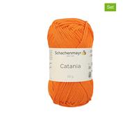 Schachenmayr since 1822 10er-Set: Baumwollgarne ''Catania'' in Orange - 10x 50 g - 10% | Kreativbedarf Diy