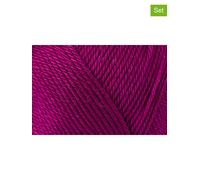 Schachenmayr since 1822 10er-Set: Baumwollgarne ''Catania'' in Pflaume - 10x 50 g - 35% | Kreativbedarf Diy