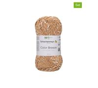 Schachenmayr since 1822 10er-Set: Baumwollgarne ''Color Breeze'' in Orange - 10x 50 g - 11% | Kreativbedarf Diy