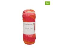 Schachenmayr since 1822 10er-Set: Kunstfasergarne ''Soft & Easy Color'' in Rot - 10x 100 g - 27% | Kreativbedarf Diy