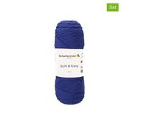 Schachenmayr since 1822 10er-Set: Kunstfasergarne ''Soft & Easy'' in Blau - 10x 100 g - 34% | Kreativbedarf Diy