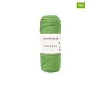 Schachenmayr since 1822 10er-Set: Kunstfasergarne ''Soft & Easy'' in Grün - 10x 100 g - 60% | Kreativbedarf Diy
