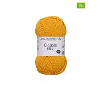 Schachenmayr since 1822 10er-Set: Woll-Mixgarne ''Classic Mix'' in Gelb - 10x 50 g - 36% | Kreativbedarf Diy