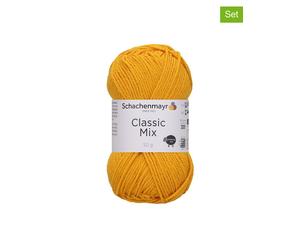 Schachenmayr since 1822 10er-Set: Woll-Mixgarne ''Classic Mix'' in Gelb - 10x 50 g - 49% | Kreativbedarf Diy