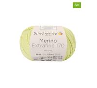 Schachenmayr since 1822 10er-Set: Wollgarne ''Merino Extrafine 170'' in Gelb - 10x 50 g - 12% | Kreativbedarf Diy