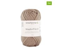 Schachenmayr since 1822 10er-Set: Wollgarne ''Wash+Filz-it!'' in Beige - 10x 50 g - 10% | Kreativbedarf Diy