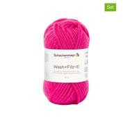 Schachenmayr since 1822 10er-Set: Wollgarne ''Wash+Filz-it!'' in Pink - 10x 50 g - 19% | Kreativbedarf Diy