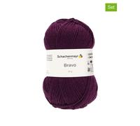Schachenmayr since 1822 20er-Set: Kunstfasergarne ''Bravo'' in Aubergine - 20x 50 g - 60% | Kreativbedarf Diy