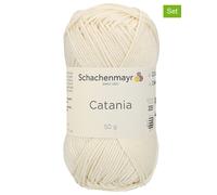 Schachenmayr since 1822 5er-Set: Baumwollgarne ''Catania'' in Creme - 5x 50 g - 10% | Kreativbedarf Diy