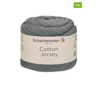 Schachenmayr since 1822 9er-Set: Baumwoll-Mixgarne ''Cotton Jersey'' in Grau - 9x 100 g - 33% | Kreativbedarf Diy