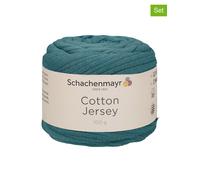 Schachenmayr since 1822 9er-Set: Baumwoll-Mixgarne ''Cotton Jersey'' in Türkis - 9x 100 g - 44% | Kreativbedarf Diy
