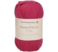 Schachenmayr since 1822 Wash+Filz-it! Fine 50g, 9812944-00111, Farbe:Pink, Handstrickgarne, onesize