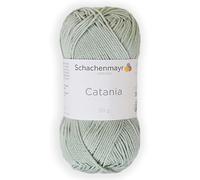Schachenmayr (SMC) Catania Originals Garn, 1 Knäuel/Packung, jedes Knäuel 125 m, 100% mercerisierte Baumwolle zum Stricken und Häkeln, Sport Weight, 402 Reseda