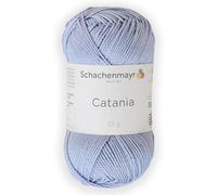 Schachenmayr (SMC) Catania Originals Garn, 1 Knäuel/Packung , jedes Knäuel 125 m, 100 % mercerisierte Baumwolle zum Stricken und Häkeln, Sport Weight, 180 Serenity