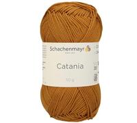 Schachenmayr (SMC) Catania Originals Garn, 2 Knäuel/Packung, jedes Knäuel 125 m, 100% mercerisierte Baumwolle zum Stricken und Häkeln, Sport Weight, 383 Zimt