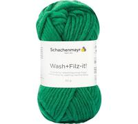 Schachenmayr Wash+Filz-it! 9812942-00016 grass grün Handstrickgarn, Filzgarn, Schurwolle