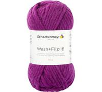 Schachenmayr Wash+Filz-it! Filzwolle 50g - 26 - Pflaume