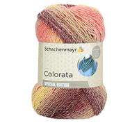 Schachenmayr Wolle mit Anleitung Colorata Farbverlaufswolle Nadelstärke 3-4 mm, 100g 350m (80 pastell color)
