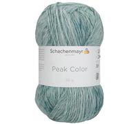 Schachenmayr Wolle Peak Color Farbe 88 | Dochtgarn mit dezentem Farbverlauf zum Stricken und Häkeln