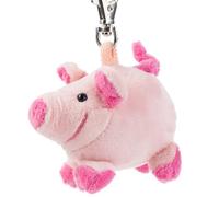 Schaffer 0254 Plüsch Schlüsselanhänger Schwein Loulou, Größe ca 8 cm, Rosa-pink