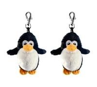 Schaffer 211 Plüsch Schlüsselanhänger Pinguin Pingy Schwarz-weiß (Packung mit 2)