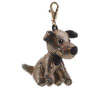Schaffer 2705 Plüsch Schlüsselanhänger Glitz & Glamour Hund Terrier