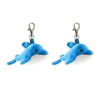 Schaffer Knuddel 0240 Delfin Anhänger, unisex-child, Blau, ca. 11 cm (Packung mit 2)