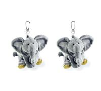 Schaffer Knuddel mich! 3132 Plüsch-Schlüsselanhänger Elefant Sugar, 10 cm (Packung mit 2)