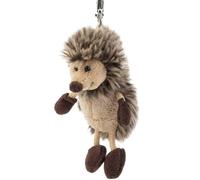 Schaffer Plüsch-Anhänger Igel „Mike 0239 - ca. 12 cm - Niedlicher Schlüsselanhänger & Taschenanhänger mit Karabiner - Weich & hochwertig - Geschenkidee für Kinder & Erwachsene - braun