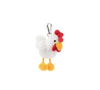 Schaffer Plüschtiere Schlüsselanhänger Huhn Brunhilde weiß